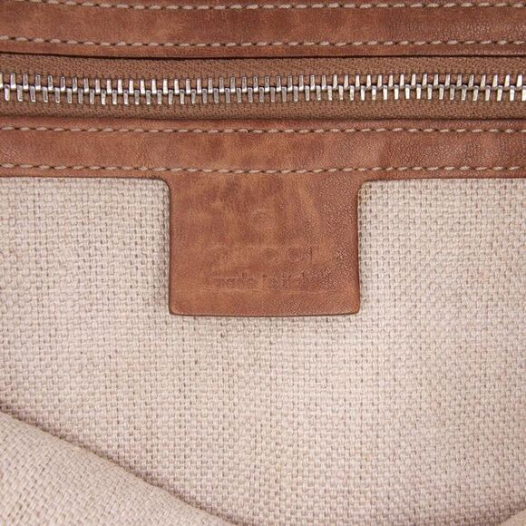 Pre Loved gucci GG Pattern Tote Women Brown Tote Bags - Picture 5 of 8